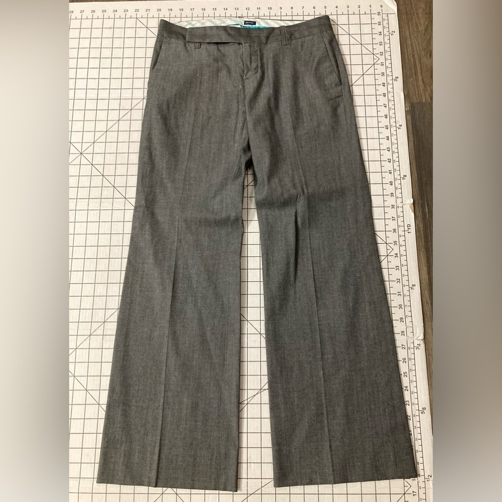 GAP Stretch Women’s Size 2R Charcoal Grey Wool Blend Trouser‎ Pants